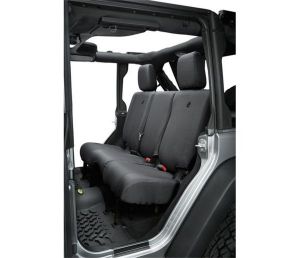BESTOP Custom Tailored Rear Seat Covers For 2013-18 Jeep Wrangler JK 2 Door & Unlimited 4 Door Models 2928435