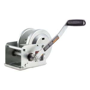 Curt Manufacturing Hand-Crank Brake Winch, 1,500 lbs, 5:1 Gear Ratio, 10.6" Handle 29615