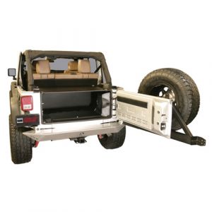 Tuffy Products Security Tailgate Enclosure In Black Fixed Steel For 2011-18 Jeep Wrangler JK 2 Door & Unlimited 4 Door Models 299-01