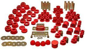 Energy Suspension Hyper Flex Master Bushing Set In Red For 1987-1995 Jeep Wrangler YJ 2.18101R