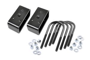 Rough Country 2 Inch Block & U-Bolt Kit For 2005-2010 Ford F-250 Super Duty 2WD/4WD 6557