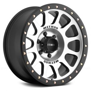 Method Race Wheels 305 NV Series Wheel, 17x8.5 6x5.5 - Black w/ Machined Face for 21+ Ford Bronco MR30578560325