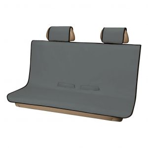 Aries Automotive Seat Defender Bench / Rear Seat Protector In Grey For Universal Applications 3146-01