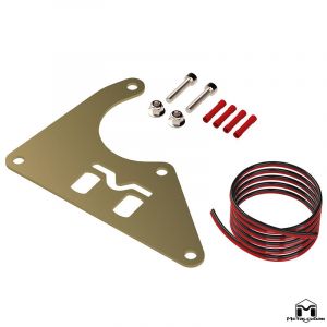 MetalCloak Vacuum Pump Relocation Kit for 12-18 Jeep Wrangler JK, JKU 3150