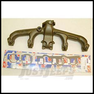 Omix-ADA Exhaust Manifold Kit For 1981-90 Jeep CJ Series, Wrangler YJ & Full Size With 4.2L With Gasket 17622.06