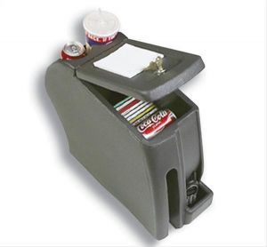 Vertically Driven Products Rotomolded Console In Saddle For 1997-00 Jeep Wrangler TJ 32427