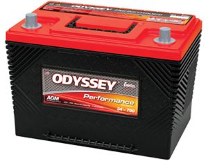 ODYSSEY Performance Series Batteries (792CCA) For 1997-2011 Jeep Wrangler JK 2 Door & Unlimited 4 Door Models/TJ/XJ ODP-AGM34M