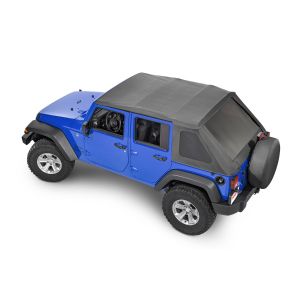 TrailFX Slant Back Top for 07-18 Jeep Wrangler JK 4 Door JTSB03