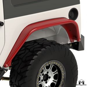 MetalCloak Overland Tube Fenders Rear for 07-18 Jeep Wrangler JK, JKU 3400-