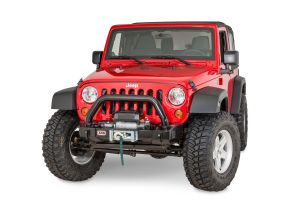 ARB Stubby Bar Front Bumper In Textured Black For 2007-18 Jeep Wrangler JK 2 Door & Unlimited 4 Door Models 3450430