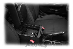 Tuffy Products Security Console Insert In Black For 2018+ Jeep Wrangler JL 2 Door & Unlimited 4 Door Models 348-01