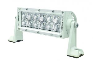 Hella ValueFit 12 LED 8" Sport Light Bar in White- Flood Beam 357208011