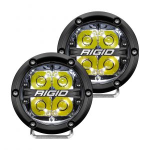 Rigid Industries 360-SERIES 4in LED OFF-ROAD Lights - Spot w/White BACKLIGHT 36113