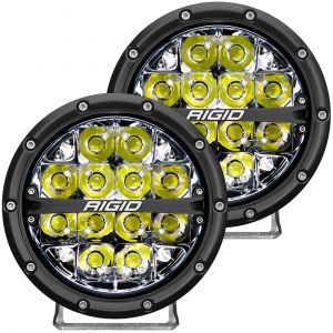 Rigid Industries 360-Series 6in LED Off-Road Spot Fog Lights, White - Pair 36200