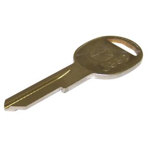 Crown Automotive Key Blank for 76-91 Jeep Cherokee, 76-83 Jeep CJ5, 76-86 Jeep CJ7, 76-88 Jeep J10, 76-88 Jeep J20, 81-85 Jeep Scrambler, 84-91 Jeep Grand Wagoneer, 86-90 Jeep Comanche, 87-90 Jeep Wrangler 3641913