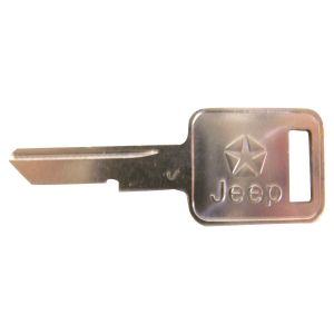 Crown Automotive Key Blank for 76-90 Jeep Cherokee, 76-83 Jeep CJ5, 76-86 Jeep CJ7, 76-88 Jeep J10, 76-88 Jeep J20, 76-90 Jeep Wagoneer, 81-86 Jeep Scrambler, 84-91 Jeep Grand Wagoneer, 86-90 Jeep Comanche, 87-90 Jeep Wrangler 3641914