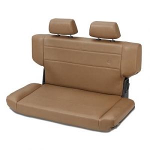 BESTOP TrailMax II Fold & Tumble Rear Bench Seat In Spice Vinyl For 1997-06 Jeep Wrangler TJ 3943537