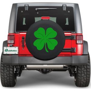 Quadratec 4 Leaf Clover Tire Cover 4LEAF-