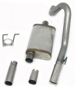 JBA Performance Stainless Cat Back System For 1991-95 Jeep Wrangler YJ Models With 2.5L or 4.0L 40-1502