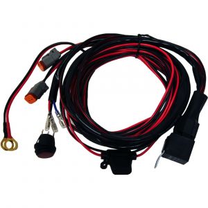 Rigid Industries Wire Harness -D2 w/Fuse & Relay Pair 16AWG 40196