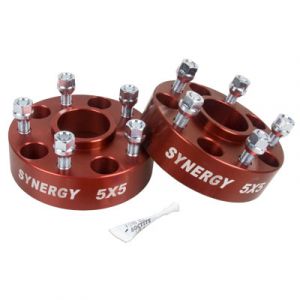 Synergy MFG Hub Centric Wheel Spacers 5 X 5 & 1.5" Thick For 2007-18 Jeep Wrangler JK 2 Door & Unlimited 4 Door Models & Grand Cherokee WJ 4112-5-50-H