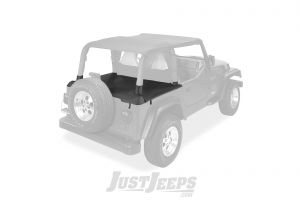 Pavement Ends Cargo Tonneau Cover In Black Diamond For 2003-06 Jeep Wrangler TJ with Factory Soft-Top 41826-35