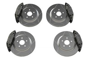 Teraflex Delta Front & Rear Brake Kit With 5x5 Bolt Pattern For 2007-18+ Jeep Wrangler JK & JL 2 Door & Unlimited 4 Door Models 4403450