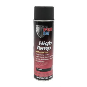 POR-15 High Temp Paint 15oz Spray Can In Flat Black 44118