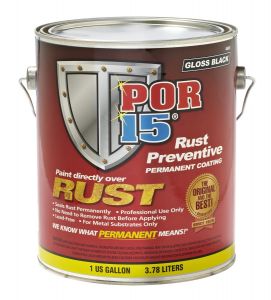 POR-15 Rust Preventive Coating 1 Gallon In Gloss Black 45001