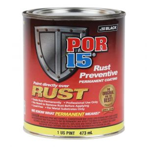 POR-15 Rust Preventive Coating 1 Pint In Semi Gloss Black 45408
