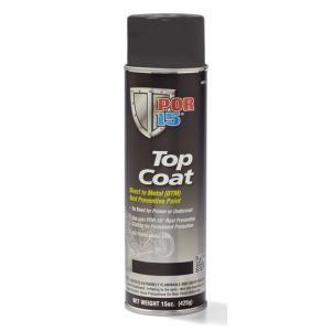 POR-15 Top Coat 14oz Spray Can In Chassis Black 45918
