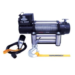 Superwinch Tiger Shark 9500 12V Wire Rope Winch 1595200