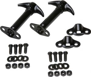 Kentrol Stainless Steel Hood Latch Set for 42-95 Jeep CJ & Wrangler YJ 50401-