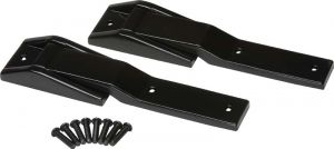 Kentrol Stainless Steel Tailgate Hinges For 1997-03 Jeep Wrangler TJ Models (Black) 50478