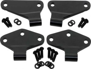 Kentrol Body Door Hinge Set Inner in Black Powder Coat For 2007-18 Jeep Wrangler JK 2 Door Models (4-Piece) 50580