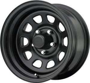 Pro Comp 51 Rock Crawler Series Wheel 15x8 With 5 On 4.50 Bolt Pattern & 3.75 Backspace In Flat Black 51-5865F