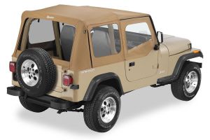 BESTOP Replace-A-Top With Door Skins & Clear Rear Windows In Spice Denim For 1988-95 Jeep Wrangler YJ Models 5112037