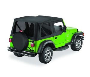 BESTOP Replace-A-Top With Half Door Skins & Tinted Windows For 2003-06 Jeep Wrangler TJ Models 5112935