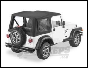 BESTOP Replace-A-Top With Clear Windows For 2003-06 Jeep Wrangler TJ Fits Full Steel Doors 51178-35