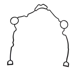 Crown Automotive Timing Cover Gasket for Select Dodge, Chrysler, Jeep, Ram Models 5139933AB