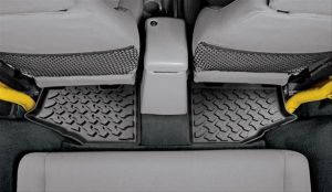 BESTOP Floor Liners Rear Floor Liners For 1997-06 Jeep Wrangler TJ & TLJ Unlimited Models 5151001