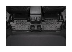 BESTOP Rear Floor Liners In Black For 2018+ Jeep Wrangler JL 2 Door Models 51516-01
