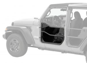 BESTOP HighRock 4X4 Element Doors Front Set In Black For 2018+ Jeep Gladiator JT & Wrangler JL 2 Door & Unlimited 4 Door Models 5174001