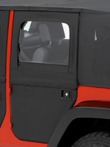 BESTOP Rear Doors (2-Piece) Kit In Black Diamond For 2007-18 Jeep Wrangler JK 2 Door & Unlimited 4 Door Models 5179935