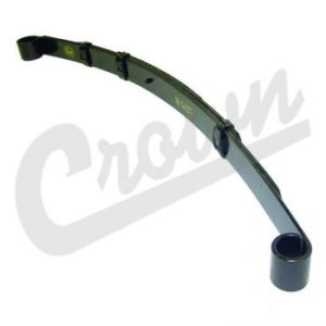 Crown Automotive Leaf Spring Assembly For 1984-01 Jeep Cherokee XJ Rear Standard 4-Leaf (Bushing Not Included) Each 52000051