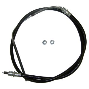 Crown Automotive Metal Black Parking Brake Cable Front For 1987-1990 YJ Wrangler 52003181
