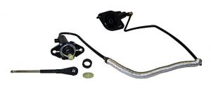 Crown Automotive Clutch Master Cylinder, Slave Cylinder and Hose Kit for 03-04 Jeep Wrangler TJ and Unlimited 52107652AH