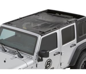 Bestop Safari Style Sun Bikini® Top In Mesh For 2007+ Jeep Wrangler JK Unlimited 4 Door
