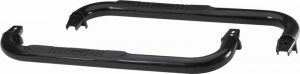 Rampage Body Side Guards With Step Black Powder Coat For 1987-06 Jeep Wrangler YJ & TJ 8625