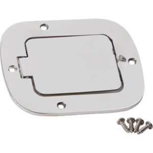 Kentrol Stainless Steel Gas Hatch Cover for 77-95 Jeep CJ & Wrangler YJ 30559